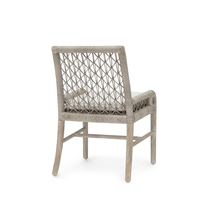 Montecito Outdoor Side Chair - Sailcloth Salt 64 Fabric