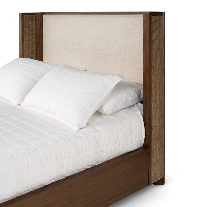 Zoey Walnut Bed Queen