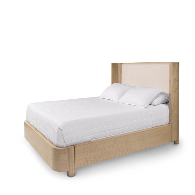 Zoey Natural Oak Bed King