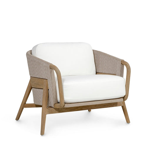 Casey Outdoor Lounge Chair Taupe