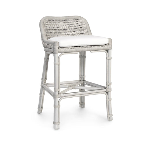 Capitola Outdoor 30" Barstool Whitewash