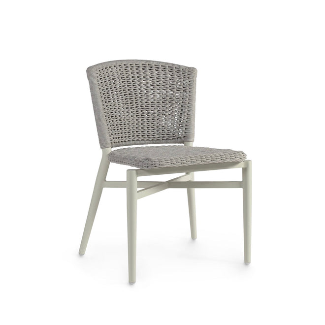 Nina Outdoor Stackable Side Chair Stone