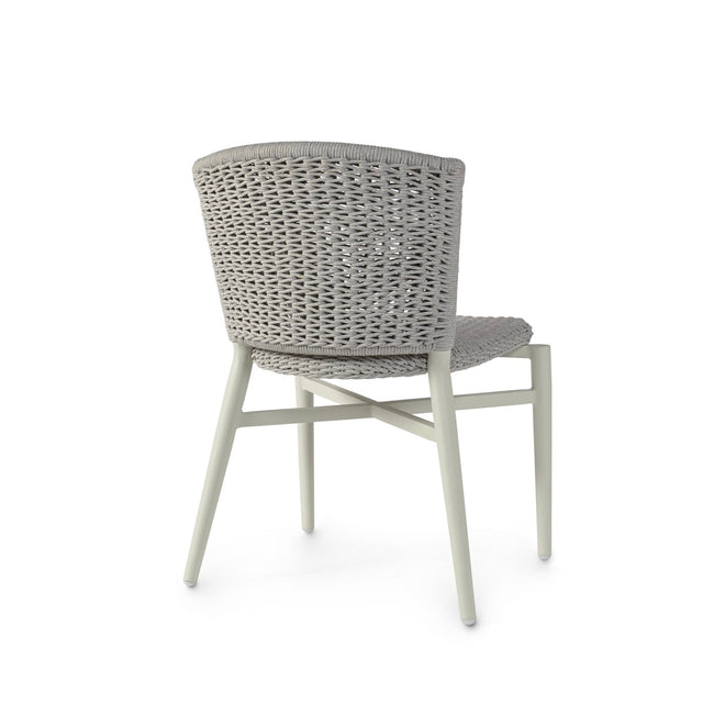 Nina Outdoor Stackable Side Chair Stone