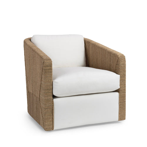 Carmine Swivel Lounge Chair Natural