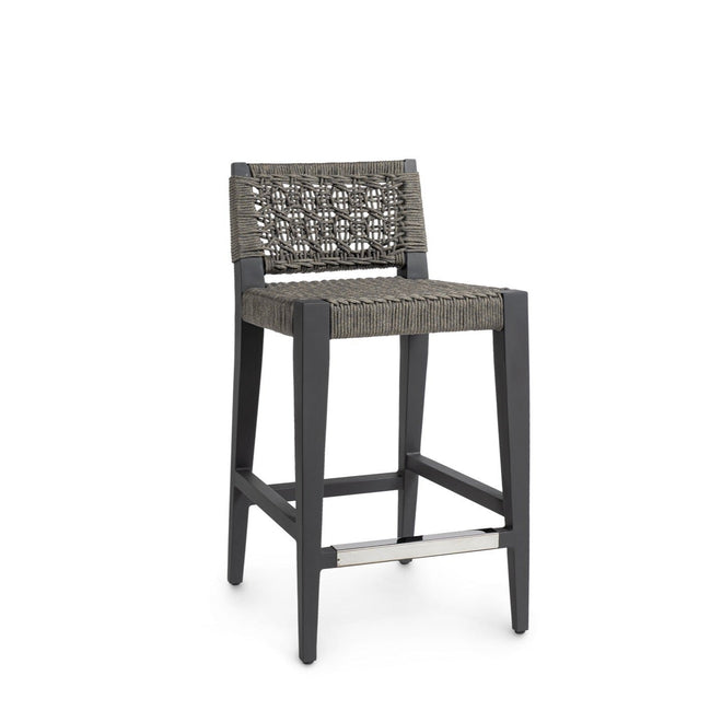 Oliver Outdoor 24"Counter Stool Charcoal