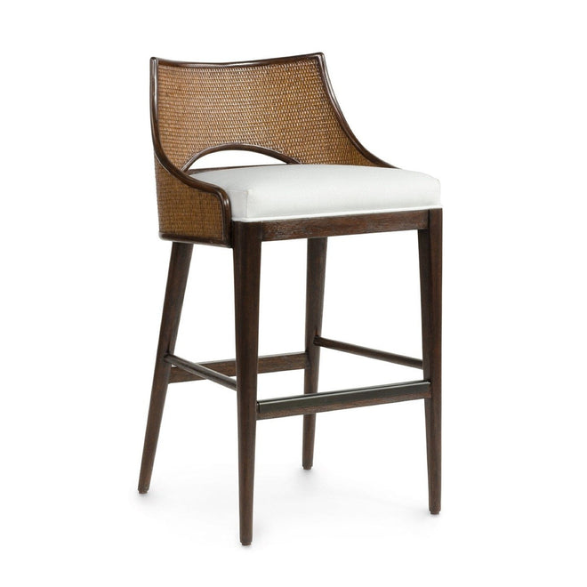 Avalon 30" Barstool, Dark Walnut