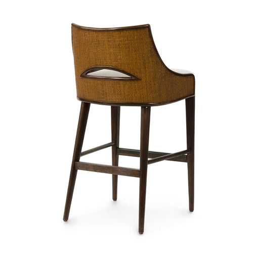 Avalon 30" Barstool, Dark Walnut