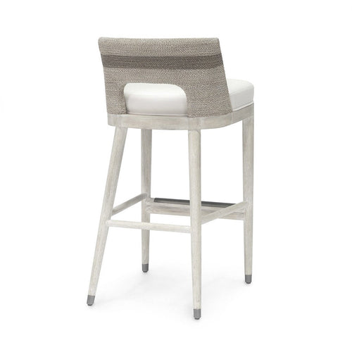 Fritz 30" Barstool, Fog White