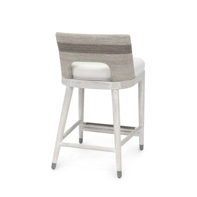 Fritz 24" Counter Barstool, Fog Wht