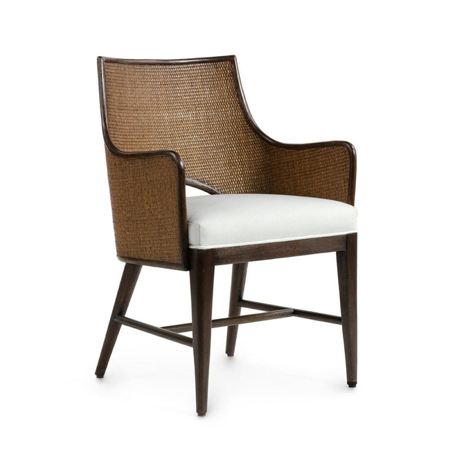 Avalon Arm Chair, Dark Walnut