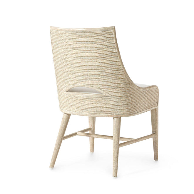 Avalon Side Chair, Cerused White