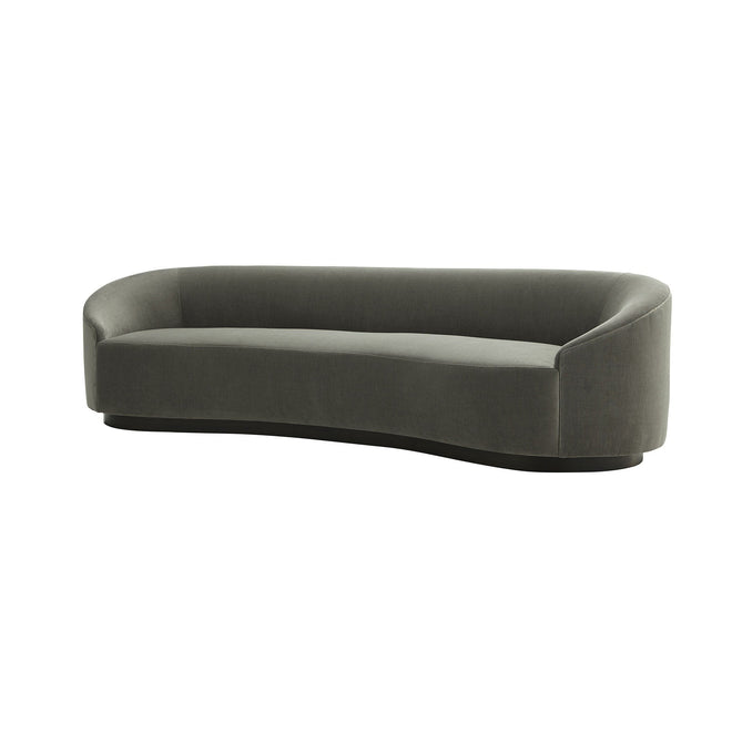 Turner Sofa Sharkskin Velvet Grey Ash