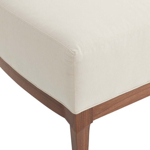 Laurette Ottoman - Muslin