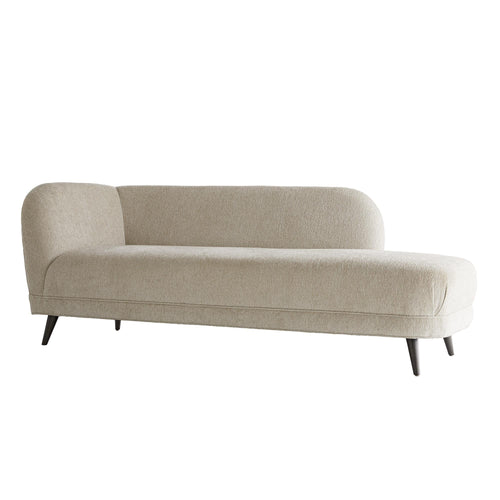 Catalina Chaise Stone Boucle