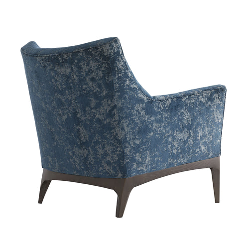 Ferguson Chair Peacock Chenille Walnut