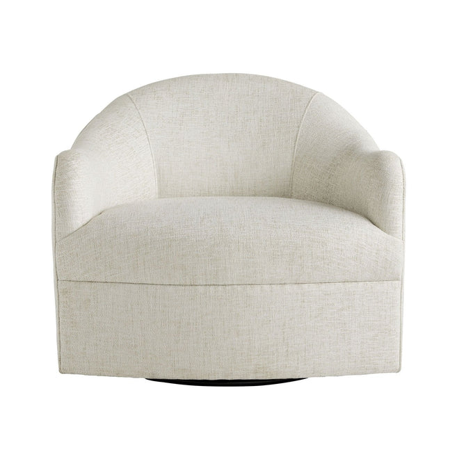 Delfino Chair Frost Linen Swivel