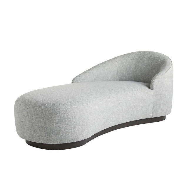 Turner Chaise Iceberg Linen Grey Ash