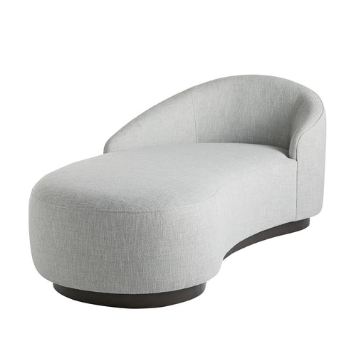 Turner Chaise Iceberg Linen Grey Ash