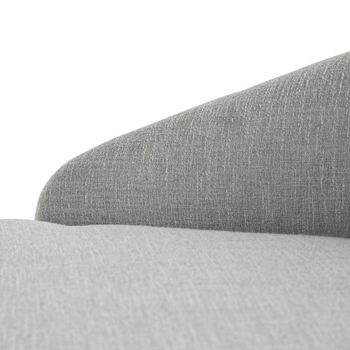 Turner Chaise Iceberg Linen Grey Ash