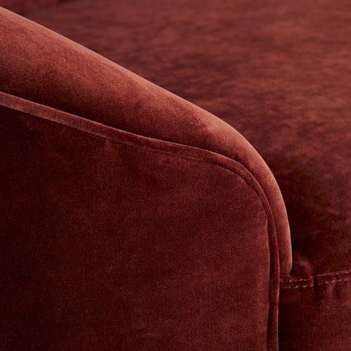 Turner Small Sofa - Paprika Velvet