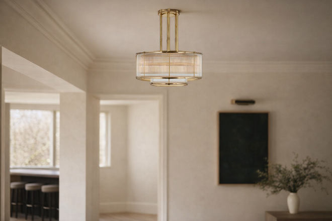 Allen Large Tiered Chandelier