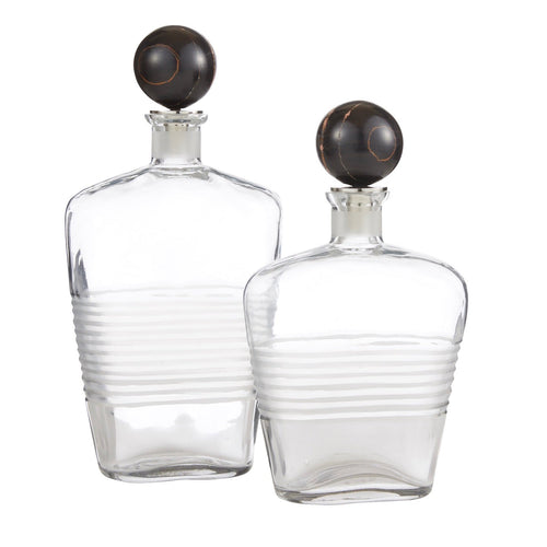 Eaves Decanters, Set of 2