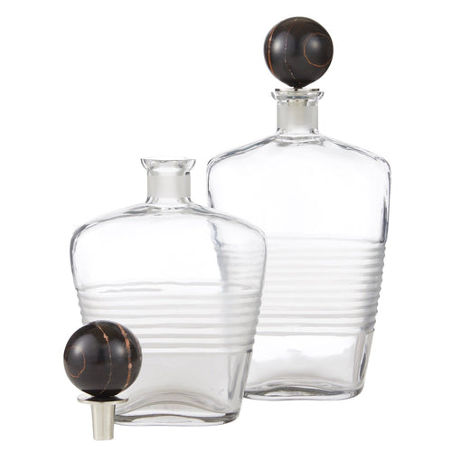 Eaves Decanters, Set of 2