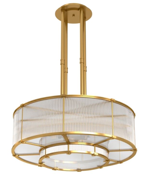 Allen Large Tiered Chandelier