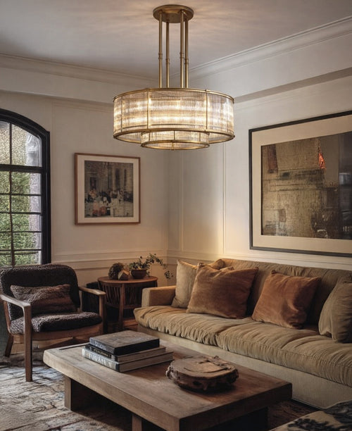 Allen Large Tiered Chandelier