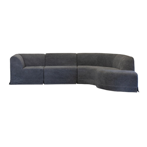 Ana Sectional Modular - Curve (Fabric)