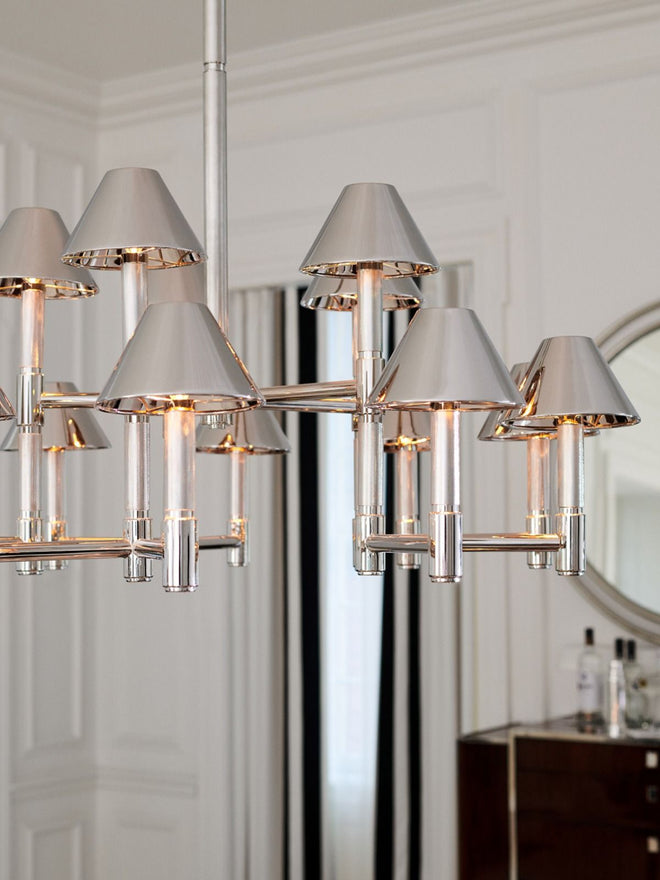 Barrett Medium Knurled Chandelier