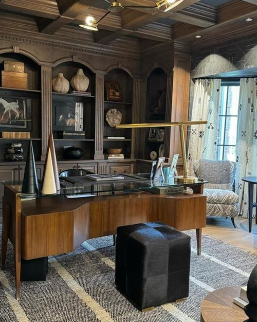 Barrett Knurled Boom Arm Desk Light