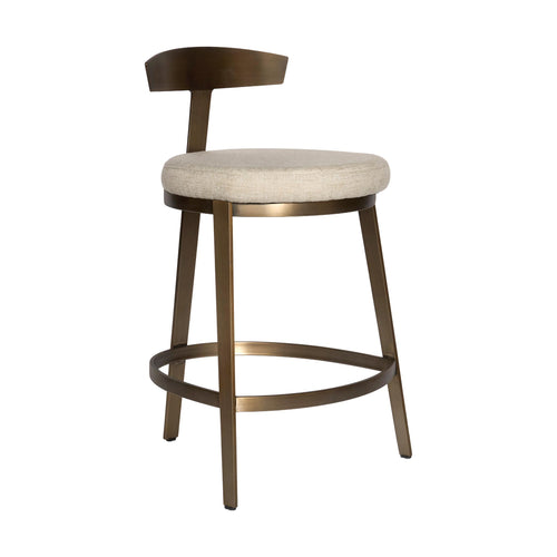 Frankie Counter Stool - Brass