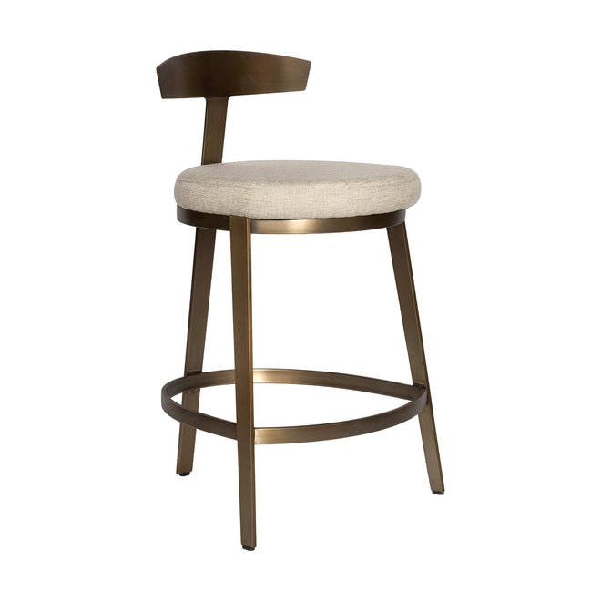 Frankie Counter Stool - Brass