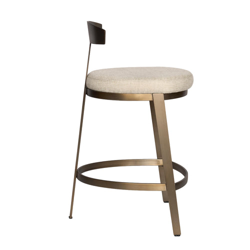 Frankie Counter Stool - Brass