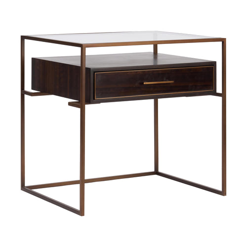 Bennett Bedside - Brass