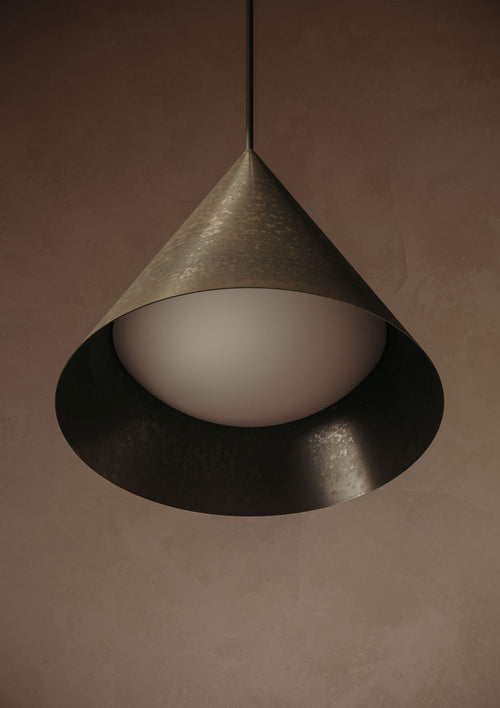 Cone Outdoor Pendant Light