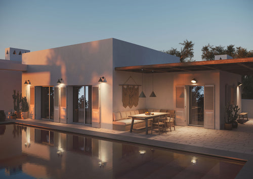 Cone Outdoor Pendant Light