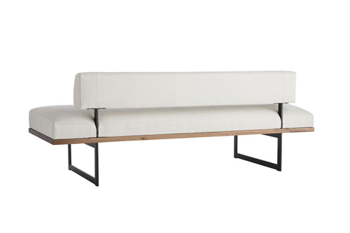 Tuck Bench Bone Linen