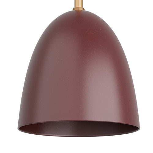 Wade Flush Mount - Oxblood