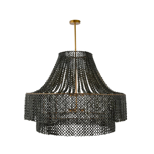 Hannie Large Chandelier - Gray Wash