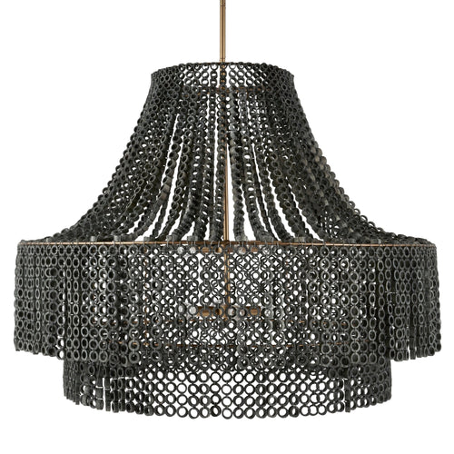 Hannie Large Chandelier - Gray Wash