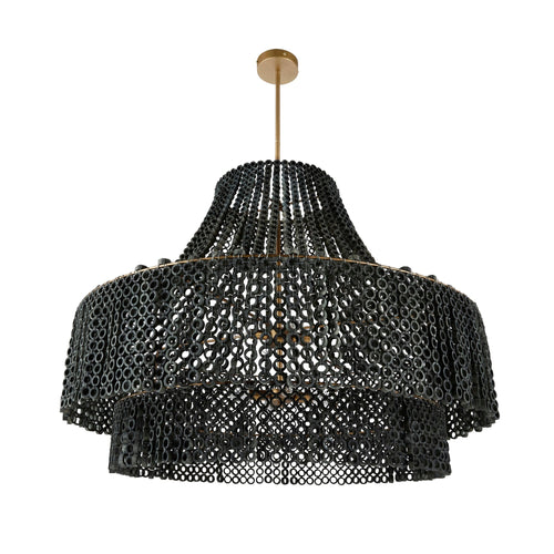 Hannie Large Chandelier - Gray Wash