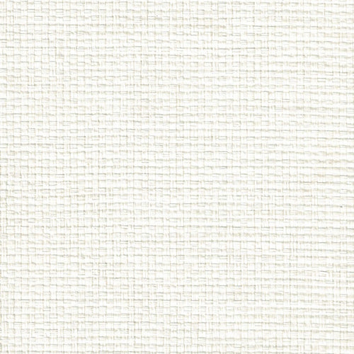 Bright White Paper Grassweave Wallpaper