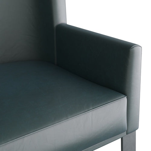 Bleu Wingback Chair