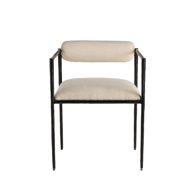 Barbana Chair Oxford White Performance Fabric