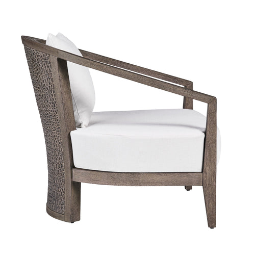 Sobek Textured Back Outdoor Lounge Chair