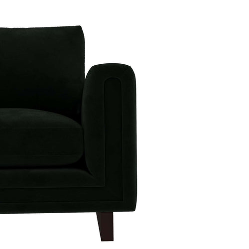 Lovell Chair Forest Velvet Dark Walnut