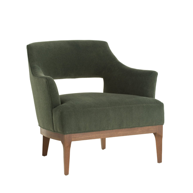 Laurette Chair Pine Performance Chenille