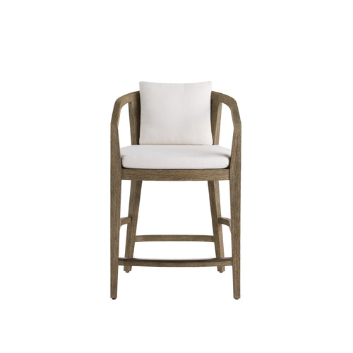 Sobek Textured Back Outdoor Counter Stool